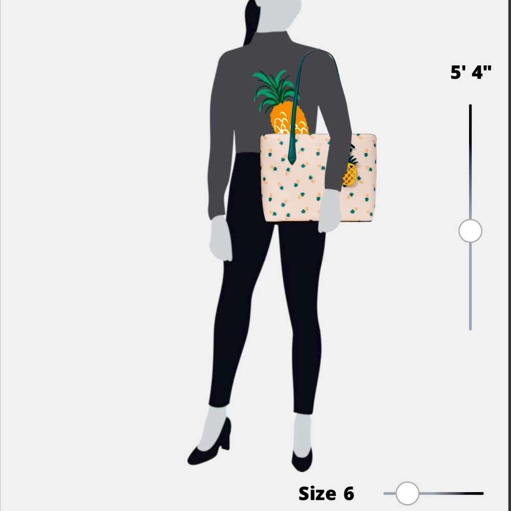 New  Kate Spade marlee pineapple tote - Picture 6 of 14